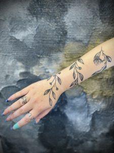 listky tetovani listky leaves tattoo leaves