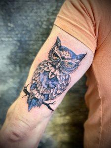 tetovani sova owl tattoo