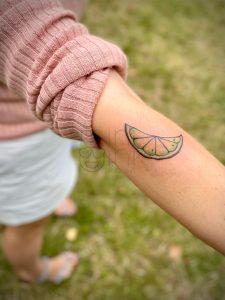 tattoo color tattoo colored tattoo barevne tetovani limetka lime tattoo