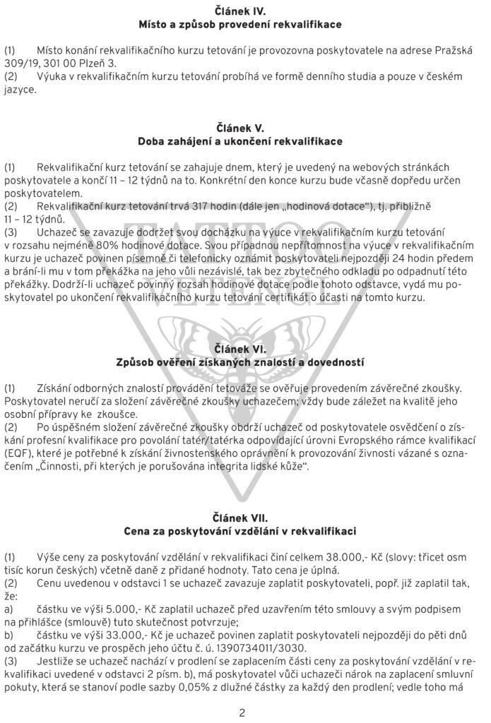 Tattoo Vetengl obchod podm kurz tetovani 2025 2